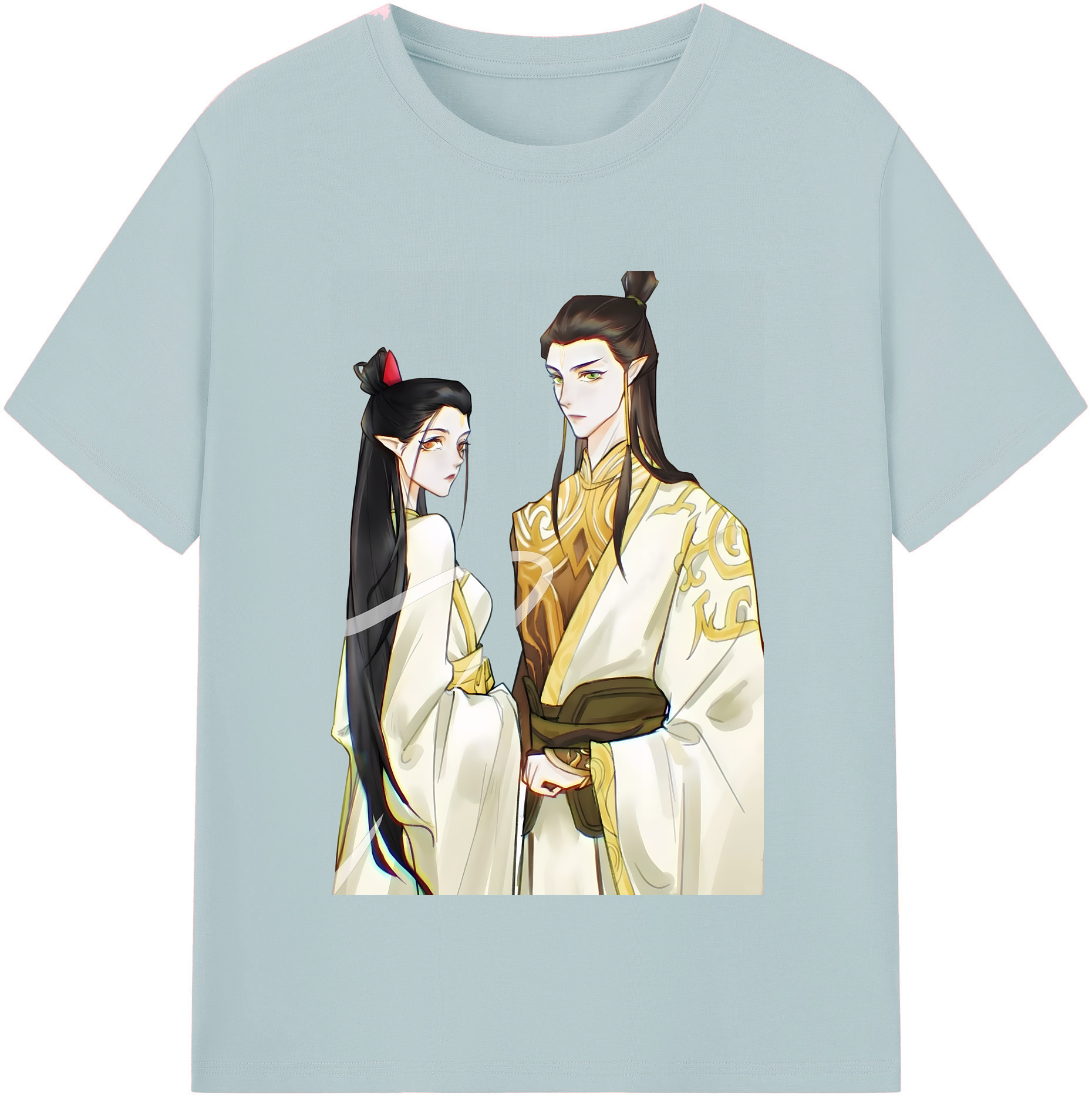 （画像用） Ne Zha 2 ナタ 魔童の大暴れ 綿100％半袖Tシャツ（フロントプリント）
